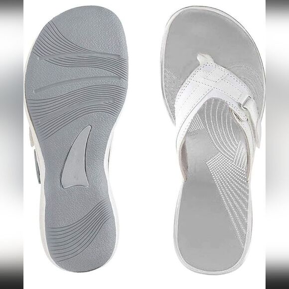 WOMEN CASUAL FLIP-FLOP  COMFORTABLE SLIP-ON SANDALS - Picture 13 of 13